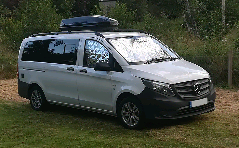 Mercedes Vito 2015 - Present Internal 3-piece Blinds W447
